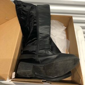 Lane Bryant Black Boots size 7 W.  Good condition.